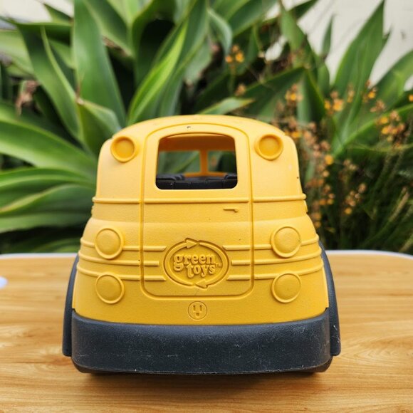 Green Toys School Bus Yellow Pretend Play Toys Toddler Vehicle Made in USA No BP - Picture 8 of 8